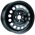 RTX Wheels - Steel Wheel - Black - Black - 15" x 5.5", 45 Offset, 4x100 (Bolt Pattern), 54.1mm HUB