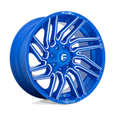 Fuel - D774 TYPHOON - ANODIZED BLUE MILLED - 22" x 10", -18 Offset, 8x170 (Bolt Pattern), 125.1mm HUB