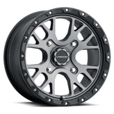 Vision Wheel ATV - 545 ROCKER - Grey - Satin Grey - 14" x 7", 13 Offset, 4x136 (Bolt Pattern), 111mm HUB