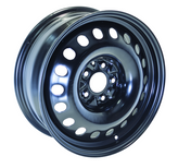 RTX Wheels - Steel Wheel - Black - Black - 17" x 7", 45 Offset, 5x114.3 (Bolt Pattern), 66.1mm HUB