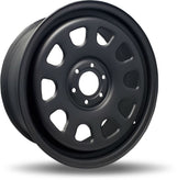 DTD - Steel - Black - Black - 20" x 8", 35 Offset, 6x135 (Bolt Pattern), 87.1mm HUB