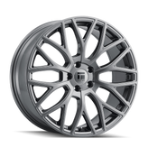 Touren - TR76 - Gunmetal - GRAPHITE - 20" x 8.5", 35 Offset, 5x108 (Bolt Pattern), 63.5mm HUB