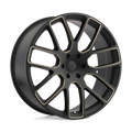 Black Rhino - KUNENE - Black - Matte Black with Dark Tint Milled Spokes - 22" x 9.5", 10 Offset, 6x139.7 (Bolt Pattern), 112.1mm HUB