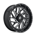 Fuel UTV - D581 TRITON - Black - GLOSS BLACK MILLED - 16" x 7", 13 Offset, 4x137 (Bolt Pattern), 110.1mm HUB