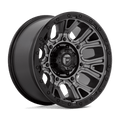 Fuel - D825 TRACTION - Gunmetal - MATTE GUNMETAL WITH BLACK RING - 20" x 10", -18 Offset, 8x165.1 (Bolt Pattern), 125.1mm HUB