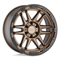 Black Rhino - APACHE - Bronze - MATTE BRONZE WITH BLACK RING & BLACK BOLTS - 18" x 9", -18 Offset, 6x139.7 (Bolt Pattern), 112.1mm HUB