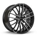 RTX Wheels - Stix - Black - Black Machined - 17" x 7.5", 40 Offset, 5x114.3 (Bolt Pattern), 73.1mm HUB