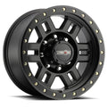 Vision Wheel Off-Road - 398 MANX - Black - Matte Black - 18" x 9", -12 Offset, 8x170 (Bolt Pattern), 125.2mm HUB