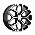 OE Creations - PR176 - Black - GLOSS BLACK MACHINED - 30" x 10", 31 Offset, 6x139.7 (Bolt Pattern), 78.1mm HUB