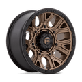 Fuel - D826 TRACTION - Bronze - MATTE BRONZE WITH BLACK RING - 20" x 9", 1 Offset, 8x180 (Bolt Pattern), 124.2mm HUB