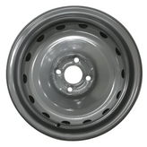 RTX Wheels - Steel Wheel - Grey - Grey - 15" x 5.5", 40 Offset, 4x100 (Bolt Pattern), 60.1mm HUB