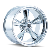 Ridler - 675 - Chrome - CHROME - 17" x 7", 0 Offset, 5x120.65 (Bolt Pattern), 83.8mm HUB