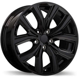 Replika - R194 - Black - Gloss Black - 17" x 8", 47 Offset, 5x112 (Bolt Pattern), 66.6mm HUB