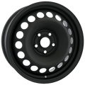 Envy Wheels - NX6 STEEL WHEEL - Black - FLAT BLACK - 16" x 6.5", 39 Offset, 5x105 (Bolt Pattern), 57.1mm HUB