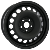 Envy Wheels - NX6 STEEL WHEEL - Black - FLAT BLACK - 16" x 6.5", 39 Offset, 5x105 (Bolt Pattern), 57.1mm HUB