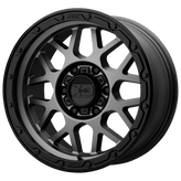 XD Series - XD135 GRENADE OR - Grey - Matte Gray Matte Black Lip - 17" x 9", 18 Offset, 6x135 (Bolt Pattern), 87.1mm HUB