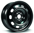 RTX Wheels - Steel Wheel - Black - Black - 15" x 6", 38 Offset, 5x100 (Bolt Pattern), 57.1mm HUB