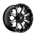 Fuel - D541 NUTZ - Black - MATTE BLACK MACHINED - 20" x 9", 20 Offset, 6x135, 139.7 (Bolt Pattern), 106.1mm HUB