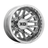 XD Series - XD843 GRENADE DUALLY - Chrome - Chrome - 17" x 6.5", -140 Offset, 8x165.1 (Bolt Pattern), 125.1mm HUB