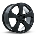 RTX Wheels - MK7 - Black - Gloss Black - 18" x 8", 45 Offset, 5x112 (Bolt Pattern), 57.1mm HUB