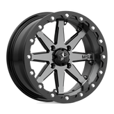 MSA Offroad Wheels - M21 LOK BEADLOCK - Gunmetal - CHARCOAL TINT - 15" x 7", 0 Offset, 4x137 (Bolt Pattern), 112.1mm HUB