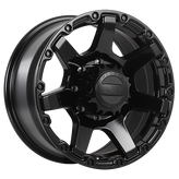 Dai Alloys - Barrett - Black - Gloss Black - 18" x 9", 20 Offset, 8x180 (Bolt Pattern), 124.3mm HUB