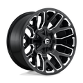 Fuel - D623 WARRIOR - Black - GLOSS BLACK MILLED - 20" x 10", -18 Offset, 5x139.7, 150 (Bolt Pattern), 110.1mm HUB