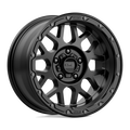 KMC Wheels - KM535 GRENADE OFF-ROAD - Black - MATTE BLACK - 17" x 9", -12 Offset, 5x127 (Bolt Pattern), 78.1mm HUB