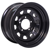 Envy Wheels - 101MB D WINDOW - Black - GLOSS BLACK - 16" x 8", 0 Offset, 5x127 (Bolt Pattern), 84mm HUB