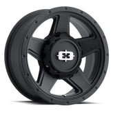 Vision Wheel HD - 390 EMPIRE - Black - Satin Black - 16" x 6", 0 Offset, 8x165.1 (Bolt Pattern), 124.5mm HUB