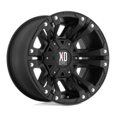 XD Series - XD822 MONSTER II - Black - MATTE BLACK - 18" x 10", -24 Offset, 8x165.1 (Bolt Pattern), 130.8mm HUB