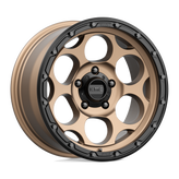 KMC Wheels - KM541 DIRTY HARRY - Bronze - MATTE BRONZE WITH BLACK LIP - 17" x 8.5", 0 Offset, 6x139.7 (Bolt Pattern), 106.1mm HUB