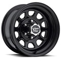 Vision Wheel HD - 84 D WINDOW - STEEL WHEEL - Black - Gloss Black - 17" x 9", -12 Offset, 6x135 (Bolt Pattern), 88.9mm HUB