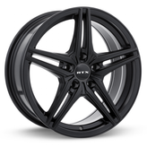 RTX Wheels - Bern - Black - Satin Black - 16" x 7", 40 Offset, 4x100 (Bolt Pattern), 73.1mm HUB