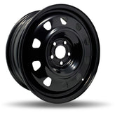 DTD - Steel - Black - Black - 17" x 6.5", 46 Offset, 5x110 (Bolt Pattern), 65.1mm HUB