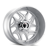 American Truxx - SWEEP - Silver - BRUSHED TEXTURE - 22" x 12", -44 Offset, 6x135, 139.7 (Bolt Pattern), 106.1mm HUB