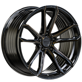 Envy Wheels - FF1BT - Black - BLACK TINT MACHINED FACE - 19" x 9.5", 40 Offset, 5x114.3 (Bolt Pattern), 73.1mm HUB