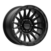 KMC Wheels - KM542 IMPACT - Black - SATIN BLACK - 17" x 9", -12 Offset, 6x139.7 (Bolt Pattern), 106.1mm HUB