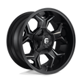 Fuel - D605 AVENGER - Black - Matte Black Double Dark Tint - 20" x 10", -18 Offset, 8x170 (Bolt Pattern), 125.1mm HUB