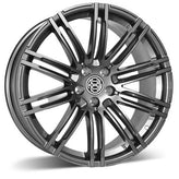 RSSW - Milan - Gunmetal - Gun metal - 20" x 9", 26 Offset, 5x112 (Bolt Pattern), 66.6mm HUB