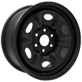 Envy Wheels - NX4 STEEL WHEEL - Black - FLAT BLACK - 16" x 7", 20 Offset, 6x120 (Bolt Pattern), 67.1mm HUB