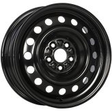 RNB - STEEL WHEEL - Black - Black E-Coating - 17" x 7", 40 Offset, 5x110 (Bolt Pattern), 65.1mm HUB