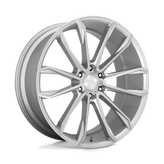 DUB - S248 CLOUT - Silver - GLOSS SILVER BRUSHED - 24" x 10", 30 Offset, 6x139.7 (Bolt Pattern), 106.1mm HUB