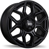 Fast HD - Thunder - Black - Matte Black - 17" x 8", 20 Offset, 6x127 (Bolt Pattern), 72.6mm HUB