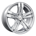 Dai Alloys - Target - Silver - Silver - 17" x 7.5", 42 Offset, 5x114.3 (Bolt Pattern), 67.1mm HUB