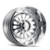 Cali Off-Road - PARADOX - Chrome - POLISHED/MILLED SPOKES - 20" x 10", -25 Offset, 6x139.7 (Bolt Pattern), 106mm HUB