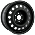 Envy Wheels - NX6 STEEL WHEEL - Black - FLAT BLACK - 17" x 7", 30 Offset, 6x120 (Bolt Pattern), 67.1mm HUB