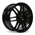RTX Wheels - Ingolstadt - Black - Gloss Black - 17" x 7.5", 35 Offset, 5x112 (Bolt Pattern), 66.6mm HUB