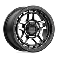 KMC Wheels - KM540 RECON - Black - SATIN BLACK MACHINED - 17" x 8.5", 18 Offset, 6x114.3 (Bolt Pattern), 66.1mm HUB