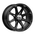 MSA Offroad Wheels - M12 DIESEL - Black - GLOSS BLACK - 14" x 7", 10 Offset, 4x137 (Bolt Pattern), 112.1mm HUB